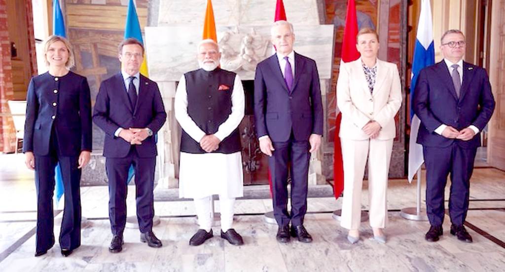 PMs second day in Norway visit Modi discusses key issues with Icelandic and Finnish PMs